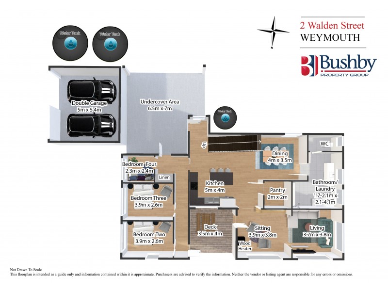 2 Walden Street, Weymouth TAS 7252 Floorplan