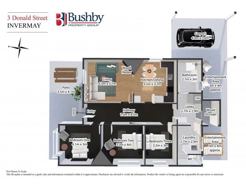 3 Donald Street, Invermay TAS 7248 Floorplan