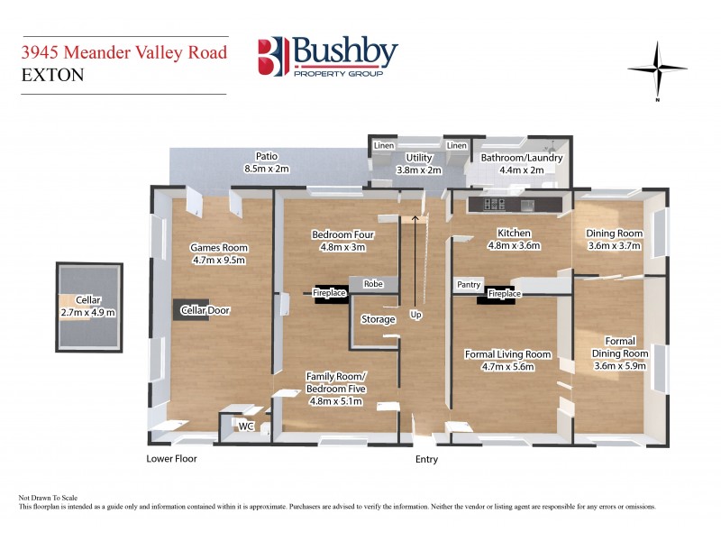 3945 Meander Valley Road, Exton TAS 7303 Floorplan