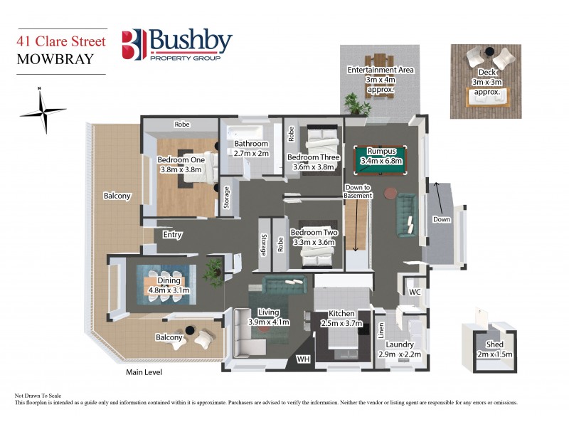 41 Clare Street, Mowbray TAS 7248 Floorplan