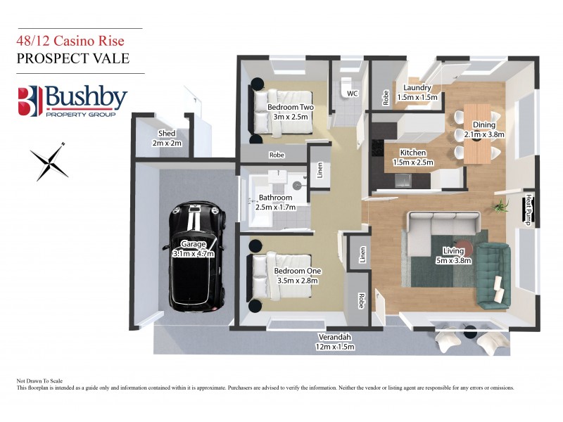 48/12 Casino Rise, Prospect Vale TAS 7250 Floorplan