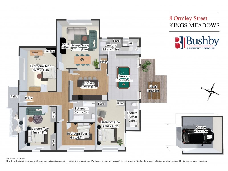 8 Ormley Street, Kings Meadows TAS 7249 Floorplan