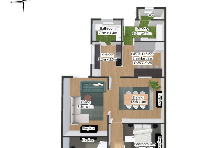 6 Gordon Street, Invermay TAS 7248 Floorplan