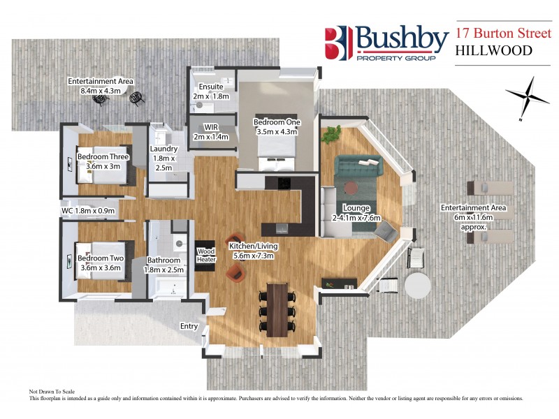 17 Burton Street, Hillwood TAS 7252 Floorplan