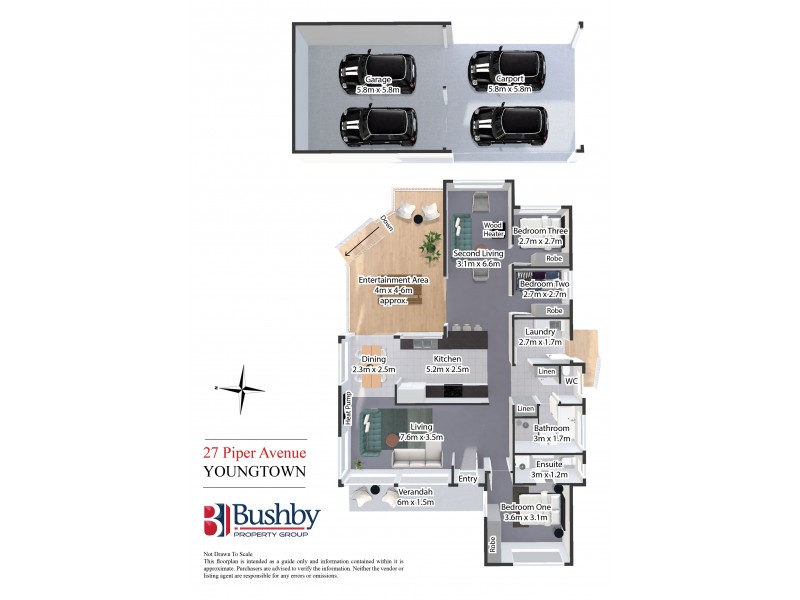27 Piper Avenue, Youngtown TAS 7249 Floorplan
