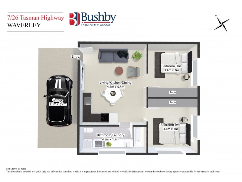 7/26 Tasman Highway, Waverley TAS 7250 Floorplan