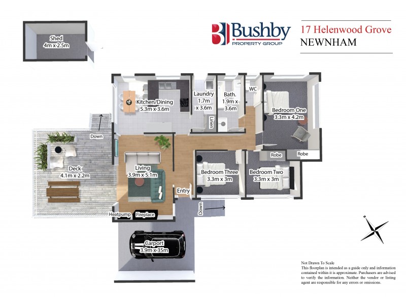 17 Helenwood Grove, Newnham TAS 7248 Floorplan
