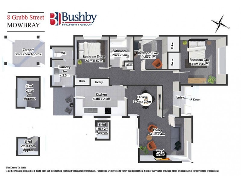 8 Grubb Street, Mowbray TAS 7248 Floorplan
