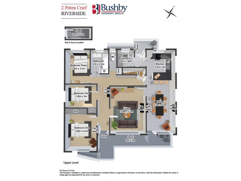 2 Pitten Crief, Riverside TAS 7250 Floorplan