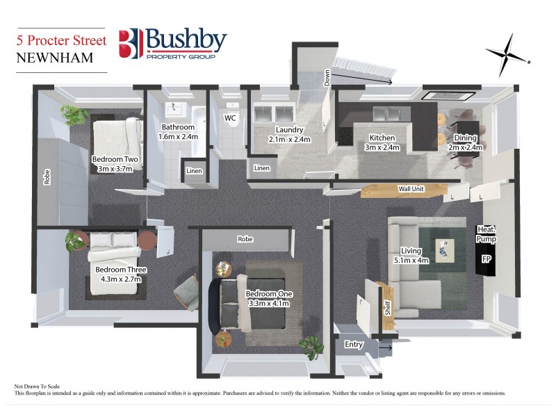 5 Procter Street, Newnham TAS 7248 Floorplan