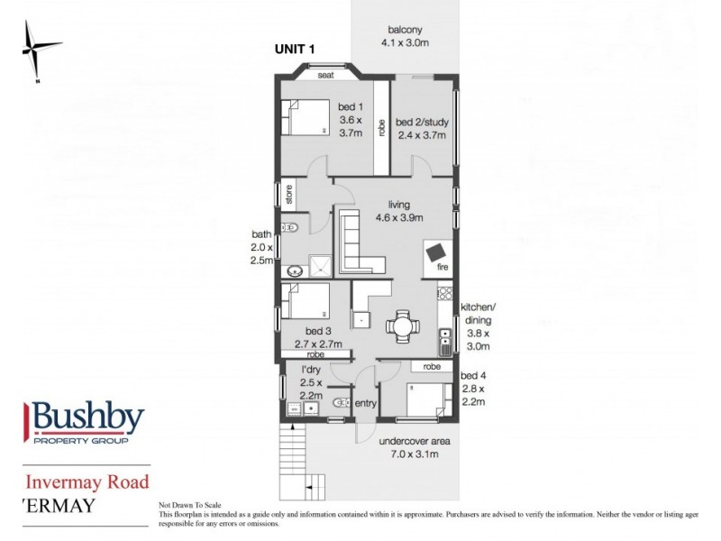 1/341 Invermay Road, Mowbray TAS 7248 Floorplan