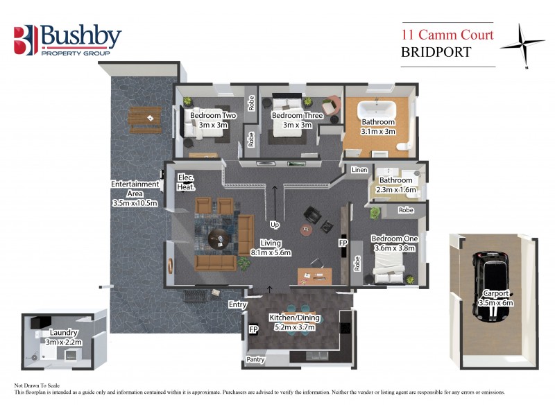 11 Camm Court, Bridport TAS 7262 Floorplan