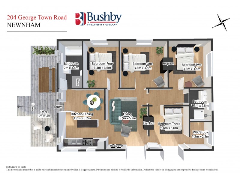 204 George Town Road, Newnham TAS 7248 Floorplan