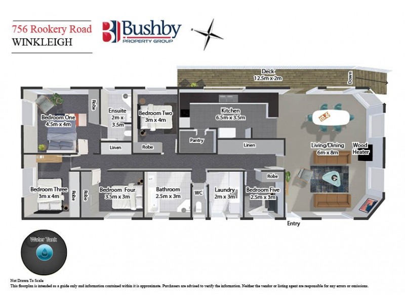756. Rookery Road, Winkleigh TAS 7275 Floorplan