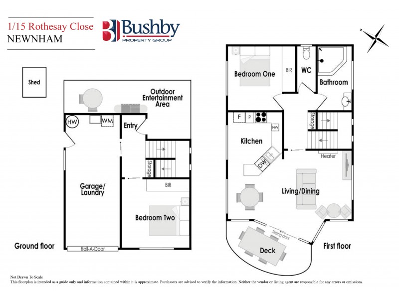 1 & 2/15 Rothesay Close, Newnham TAS 7248 Floorplan