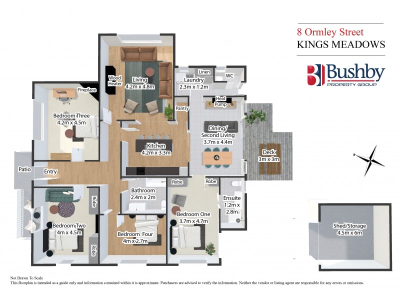 8 Ormley Street, Kings Meadows TAS 7249 Floorplan