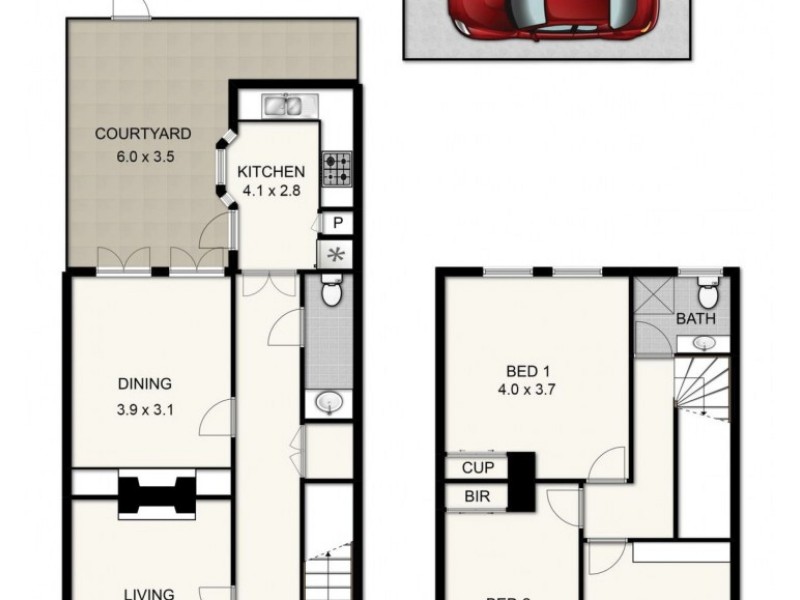 247 Charles Street, Launceston TAS 7250 Floorplan