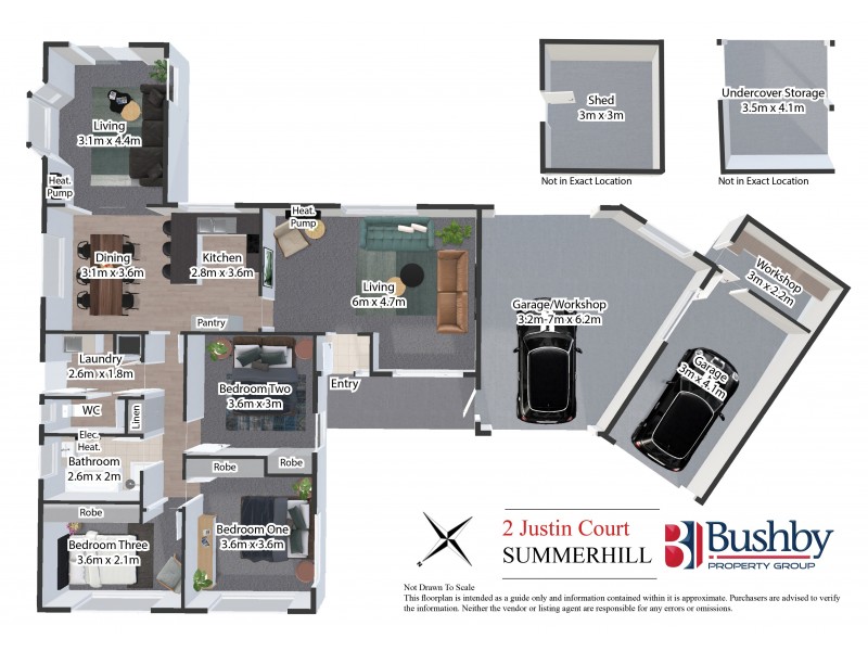 2 Justin Court, Summerhill TAS 7250 Floorplan