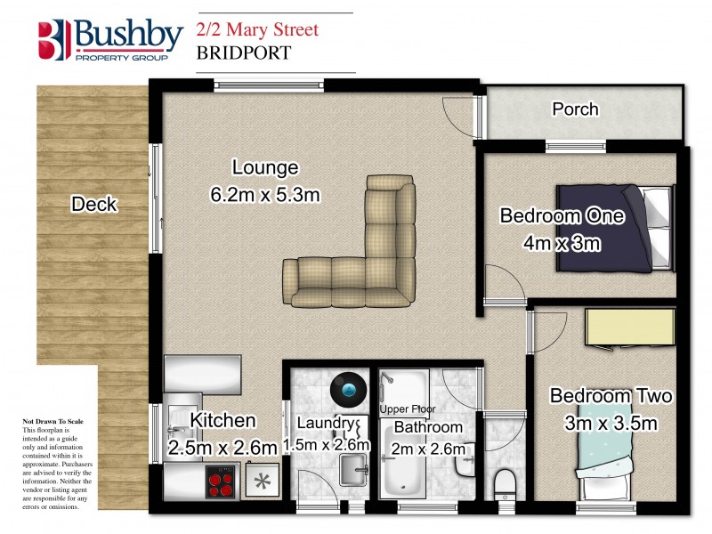 2/2 Mary Street, Bridport TAS 7262 Floorplan