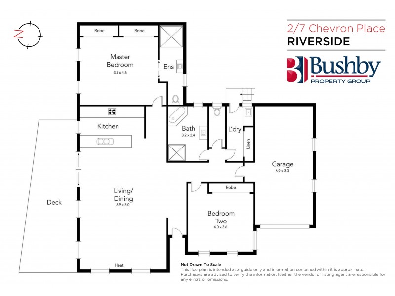 2/7 Chevron Place, Riverside TAS 7250 Floorplan