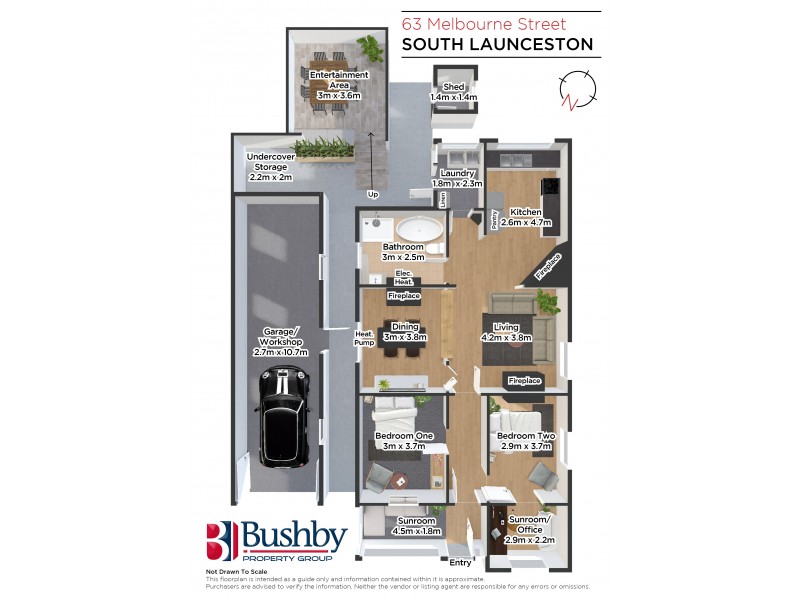 63 Melbourne Street, South Launceston TAS 7249 Floorplan