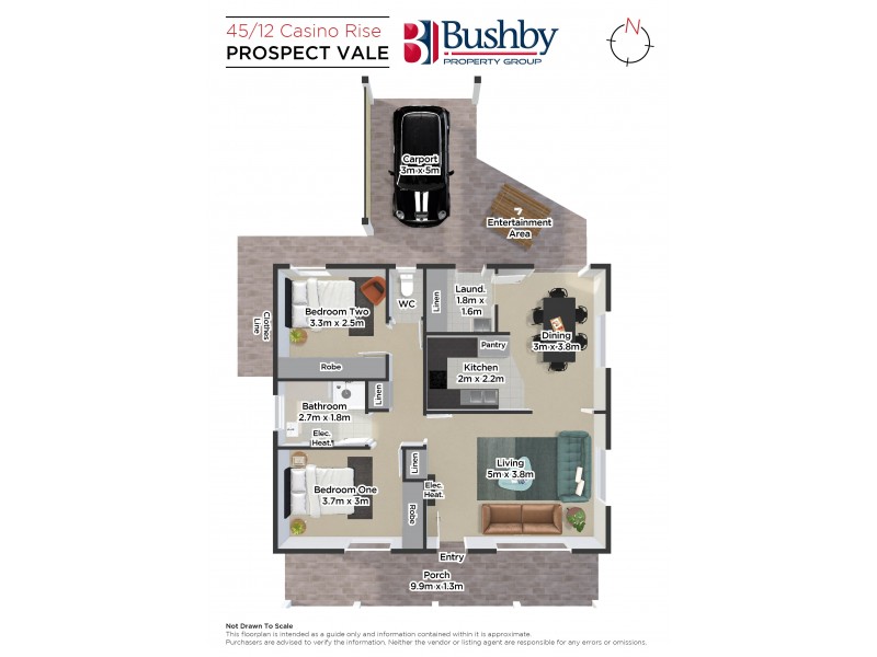 45/12 Casino Rise, Prospect Vale TAS 7250 Floorplan