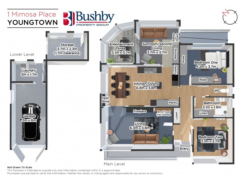 1 Mimosa Place, Youngtown TAS 7249 Floorplan