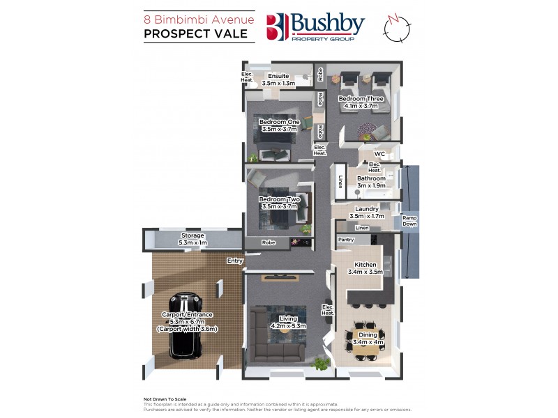 8 Bimbimbi Avenue, Prospect Vale TAS 7250 Floorplan