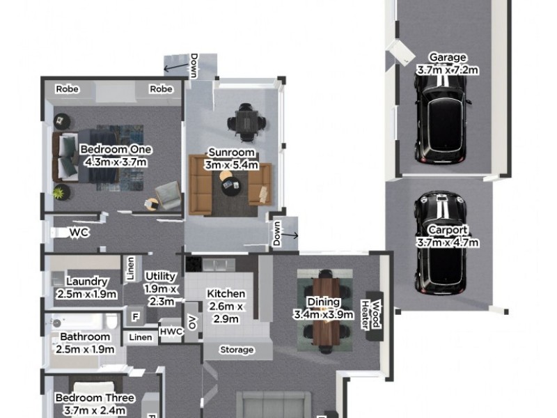 28 Vermont Road, Mowbray TAS 7248 Floorplan