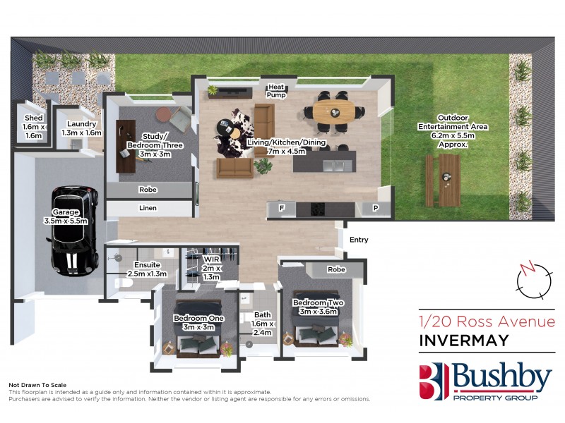 1/20 Ross Avenue, Invermay TAS 7248 Floorplan
