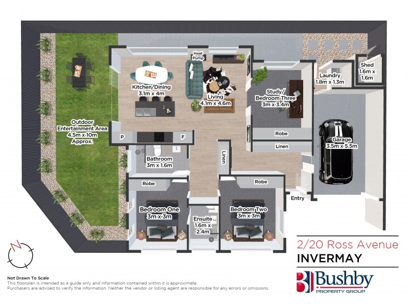 2/20 Ross Avenue, Invermay TAS 7248 Floorplan