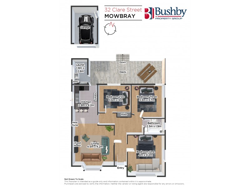 32 Clare Street, Mowbray TAS 7248 Floorplan