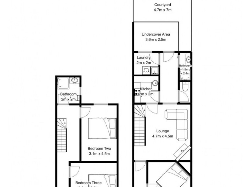 194 Brisbane Street, Launceston TAS 7250 Floorplan