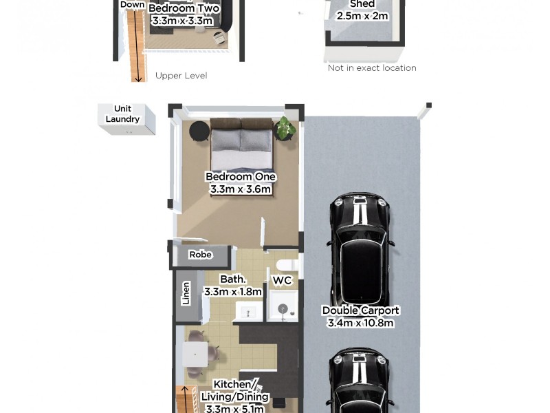 1/12-14 Charlton Street, Norwood TAS 7250 Floorplan