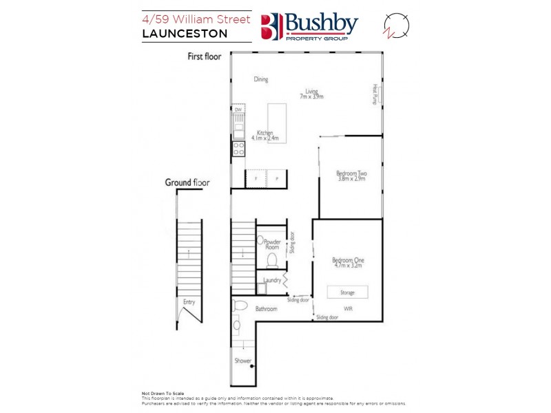 4/59 William Street, Launceston TAS 7250 Floorplan