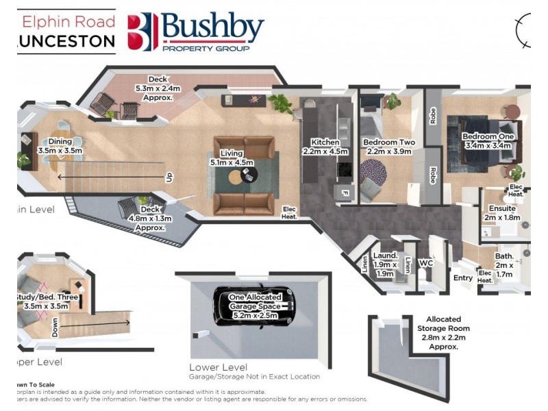 1/2 Elphin Road, Launceston TAS 7250 Floorplan