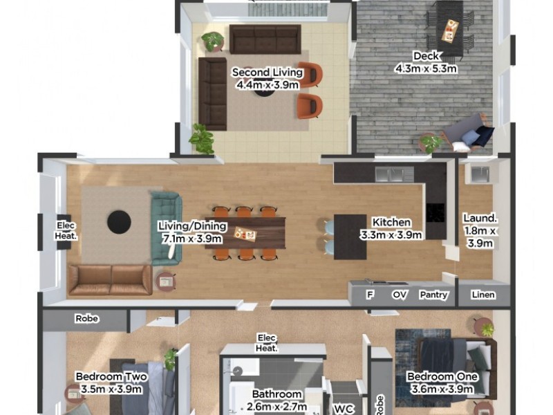 66 Richard Street, Bridport TAS 7262 Floorplan