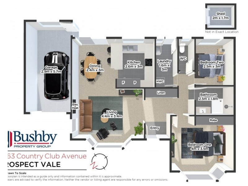 2/63 Country Club Avenue, Prospect Vale TAS 7250 Floorplan