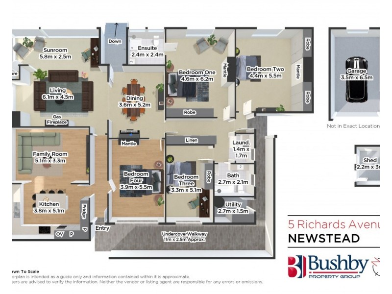 5 Richards Avenue, Newstead TAS 7250 Floorplan