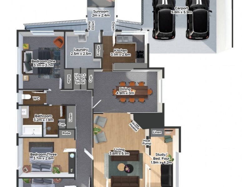 135 Ravenswood Road, Ravenswood TAS 7250 Floorplan