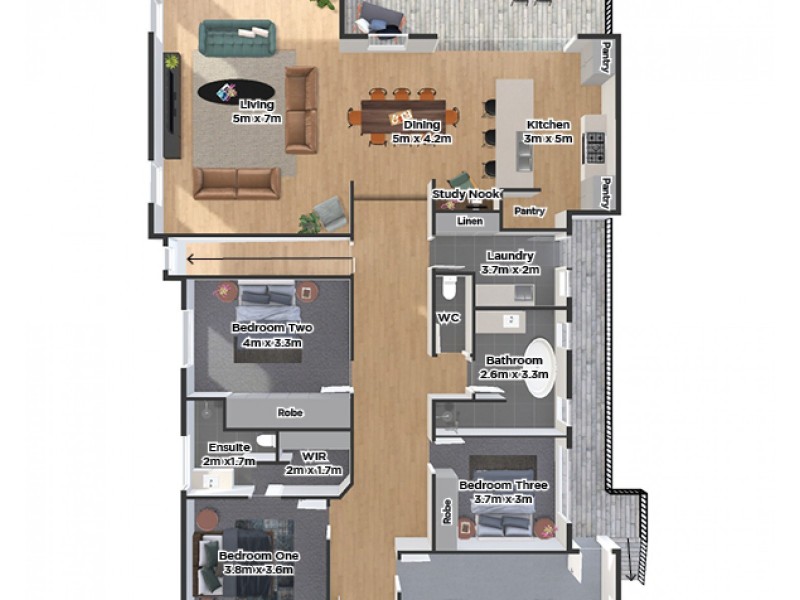 12 Clearview Avenue, Trevallyn TAS 7250 Floorplan