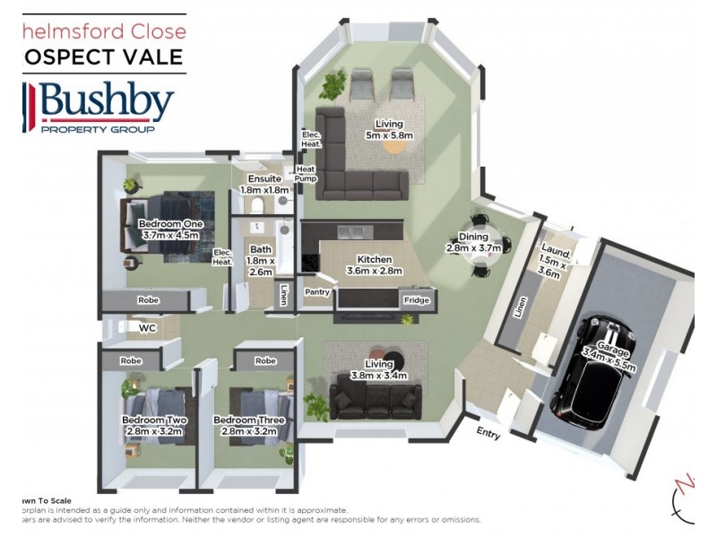 1 Chelmsford Close, Prospect Vale TAS 7250 Floorplan