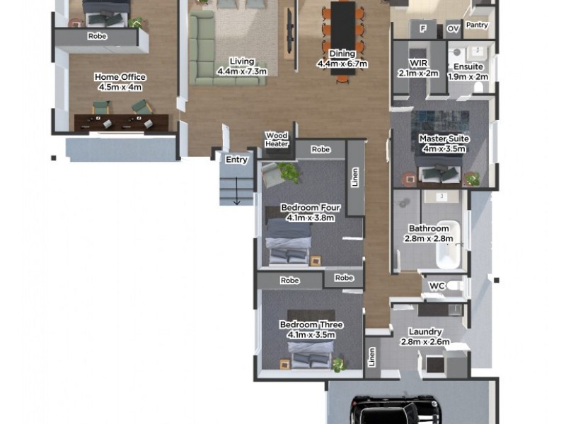 76 Nobelius Drive, Legana TAS 7277 Floorplan