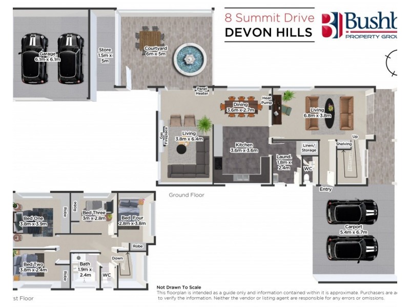 8 Summit Drive, Devon Hills TAS 7300 Floorplan