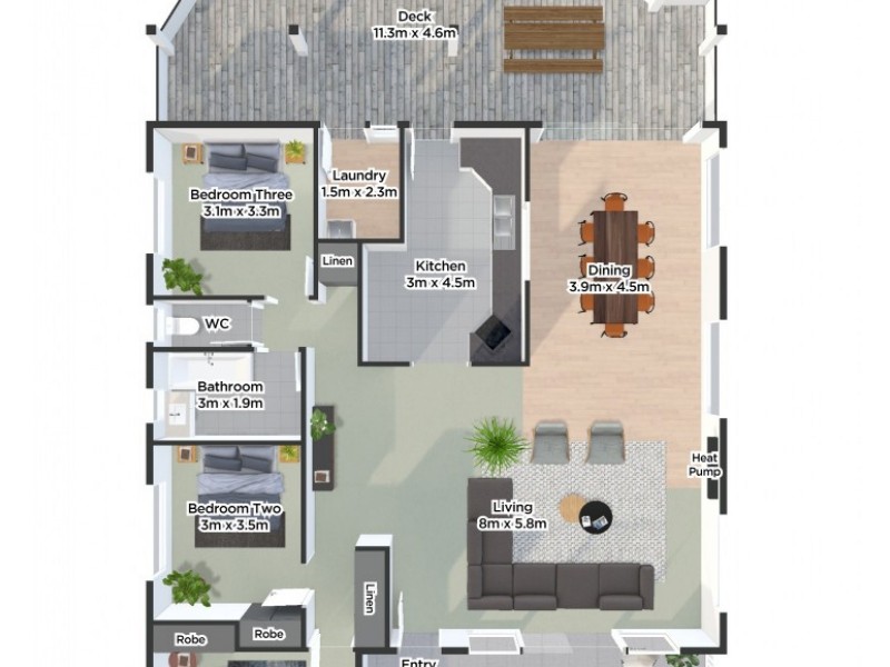 31 Bill Grove, Mowbray TAS 7248 Floorplan