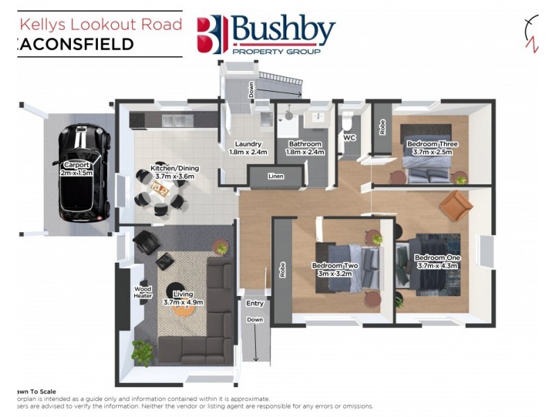37 Kellys Lookout Road, Beaconsfield TAS 7270 Floorplan