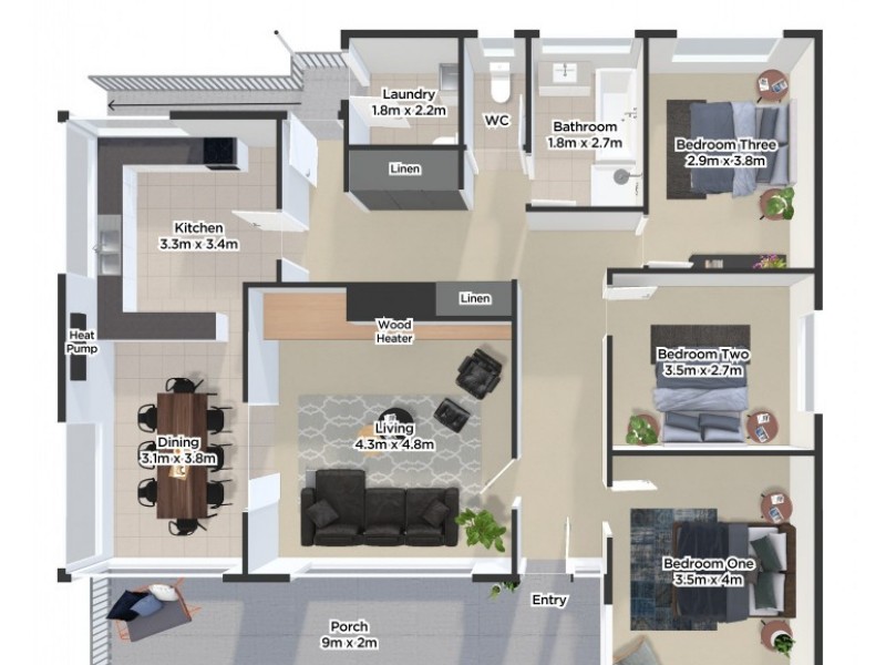 23 Keithleigh Street, Youngtown TAS 7249 Floorplan