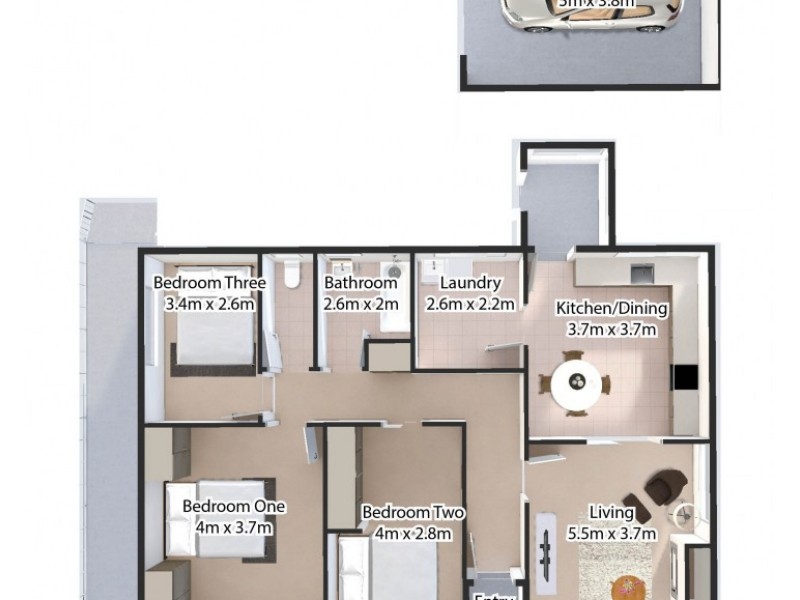 1 Crawford Street, Mowbray TAS 7248 Floorplan