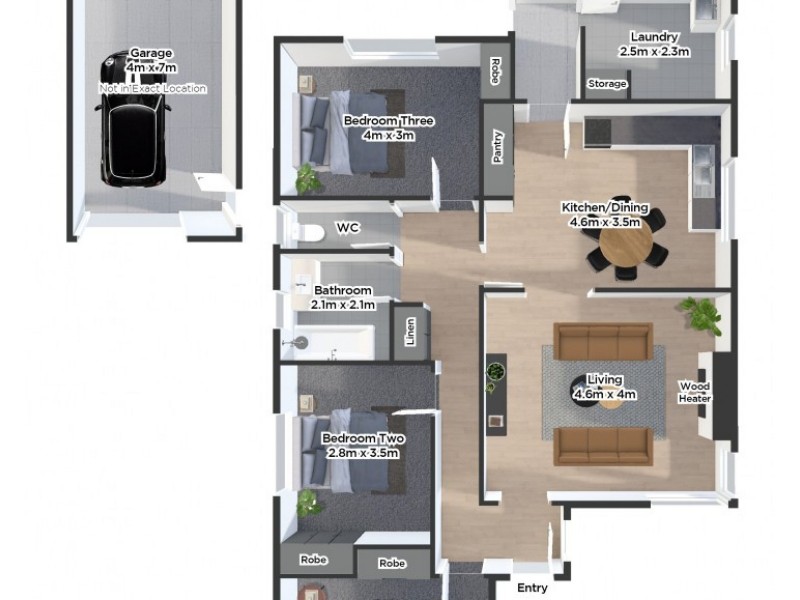 1 Grubb Street, Mowbray TAS 7248 Floorplan
