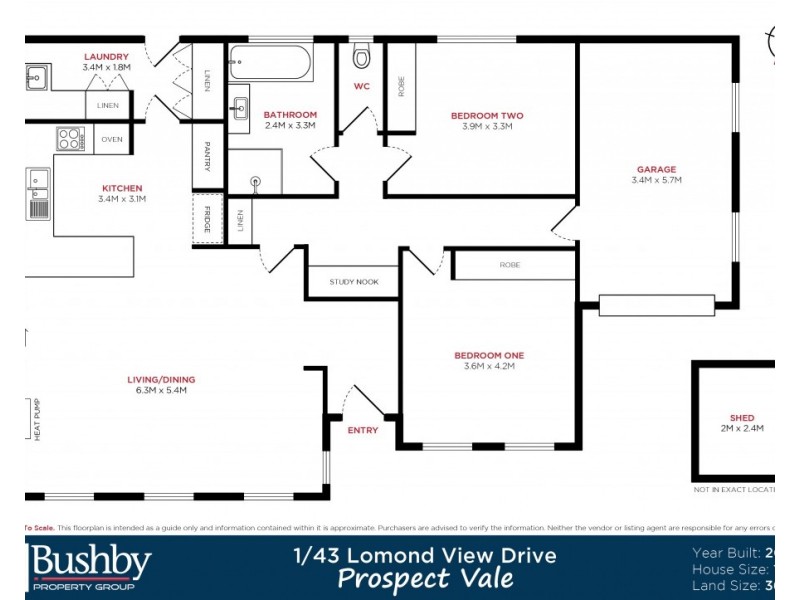 1/43 Lomond View Drive, Prospect Vale TAS 7250 Floorplan